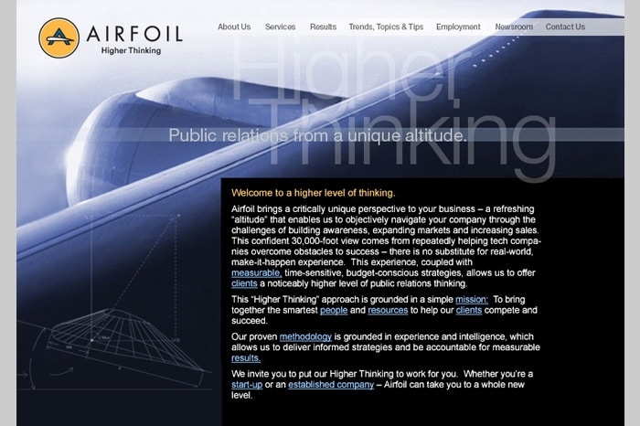 Airfoil – web