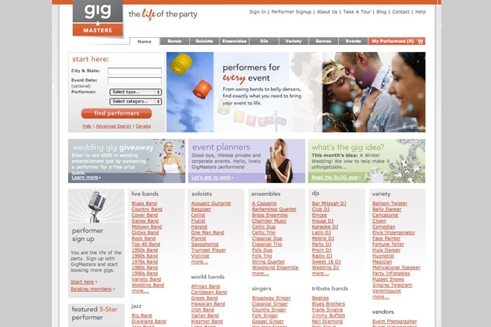 GigMasters.com
