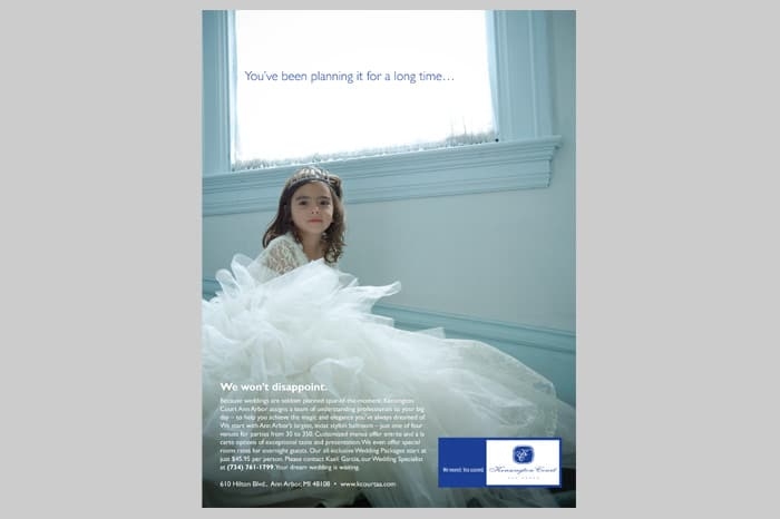 Kensington Court – wedding ad